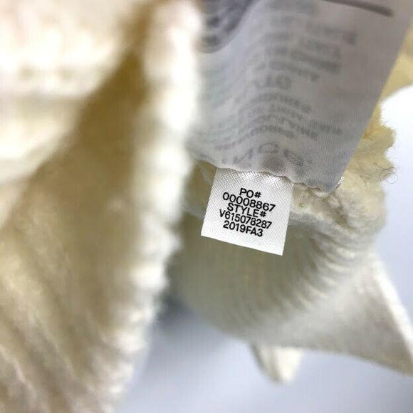 Vince Sweater Mix Stitch Funnel Neck Long Slv Wool - Picture 10 of 12